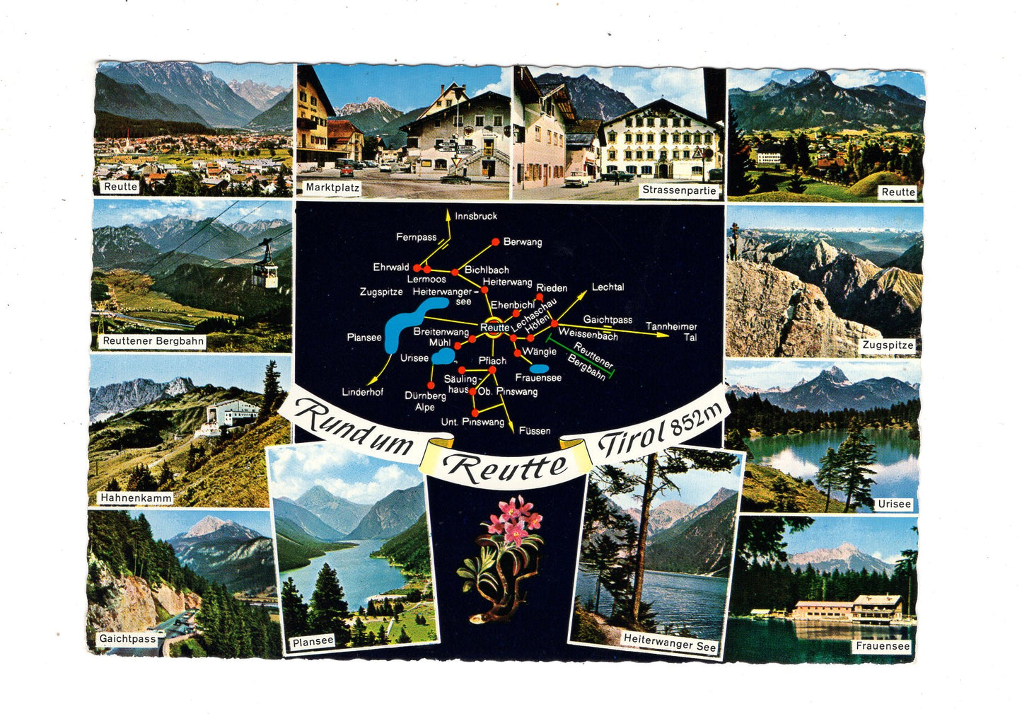 Ansichtskarte Rund um Reutte / Tirol / Österreich