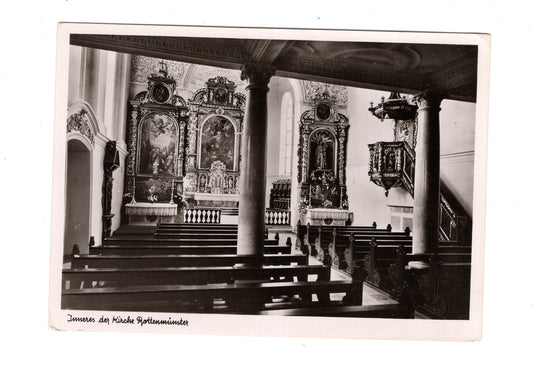 Ansichtskarte Inneres der Kirche Rottenmünster