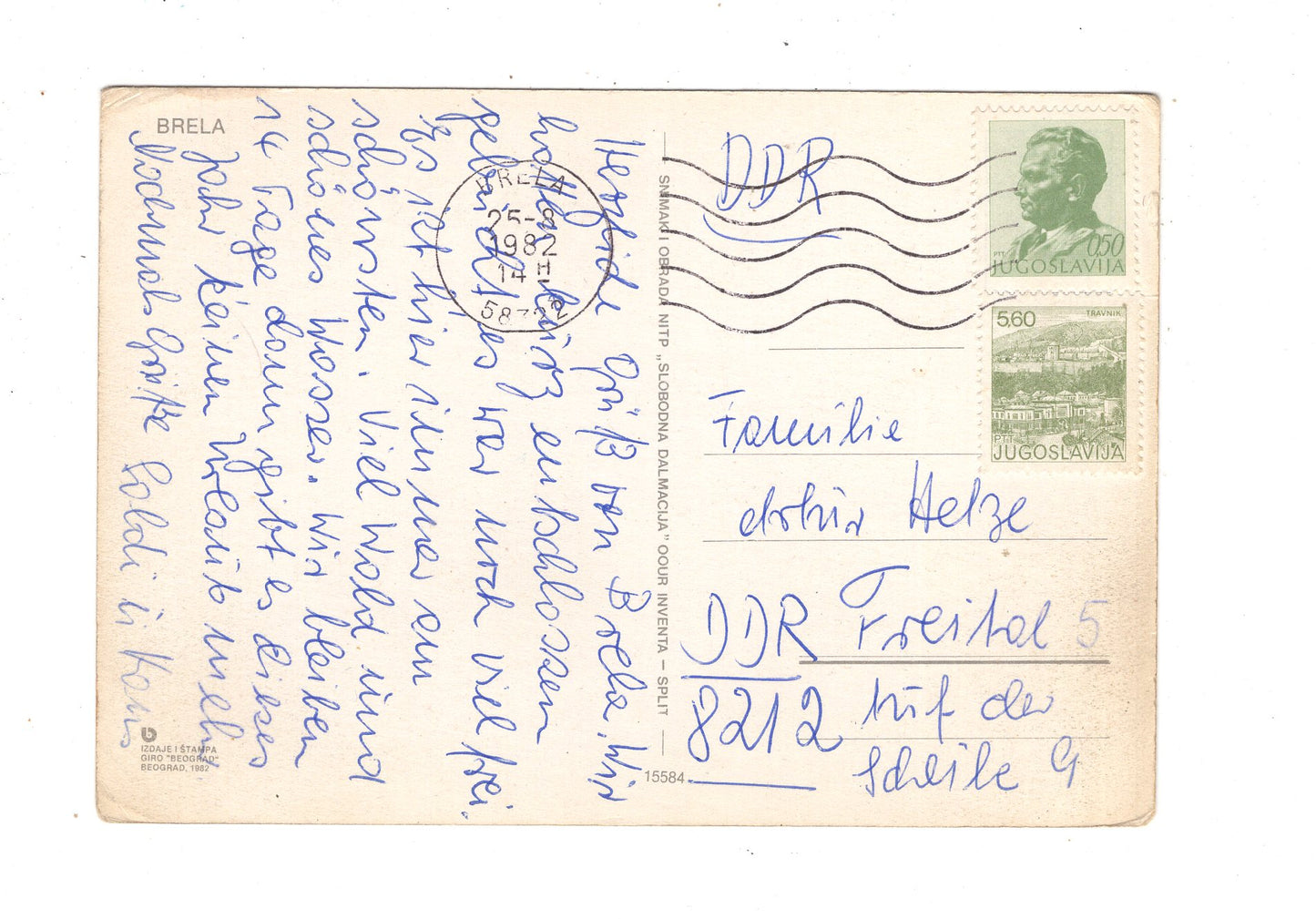 Ansichtskarte Brela / Kroatien / N1-51