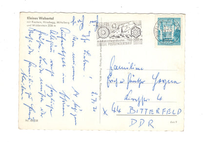 Ansichtskarte Kleinwalsertal / Riezlern / Mittelberg / Hirschegg / Österreich