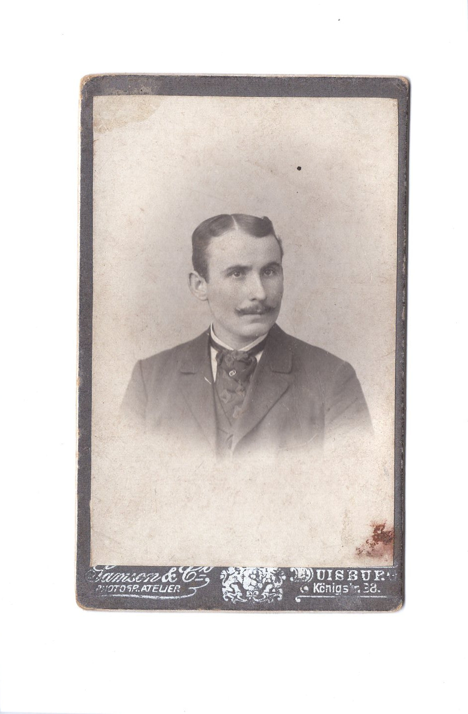 Fotografie Herrenportrait - Duisburg um 1900