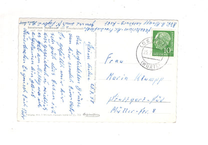 Ansichtskarte Sanatorium Hohenrodt mit Freudenstadt / J1-68