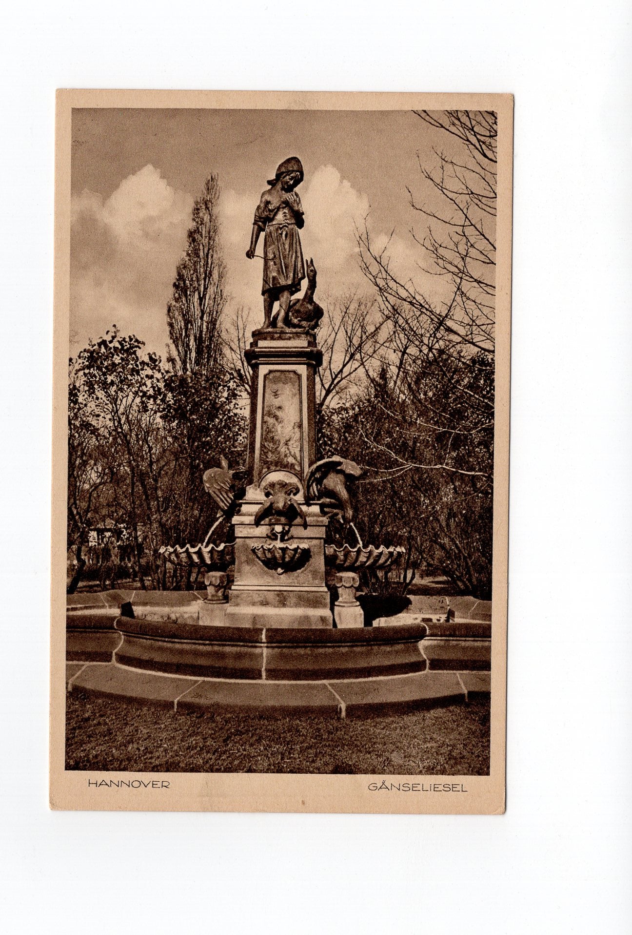 Ansichtskarte Hannover / Gänseliesel