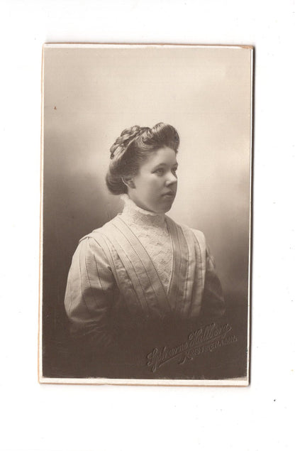 Fotografie Damenportrait - Kristinehamn 1900er / CDV C1-06