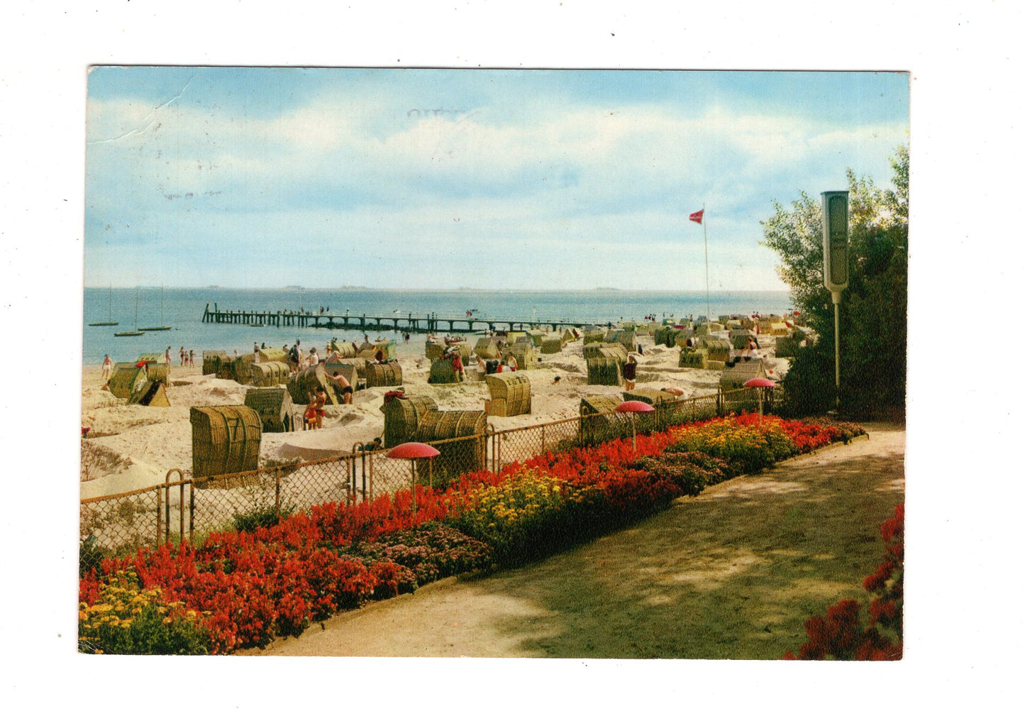 Ansichtskarte Nordseeheilbad Wyk auf Föhr / Strand / L1-68