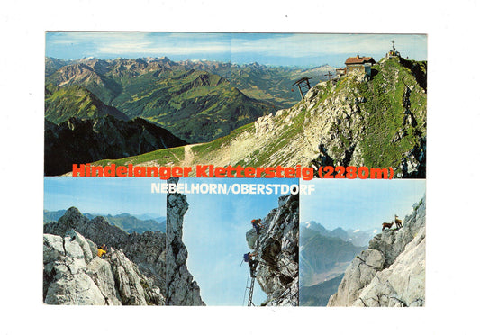 Ansichtskarte Hindelanger Klettersteig / Nebelhorn / Oberstdorf / H1-58