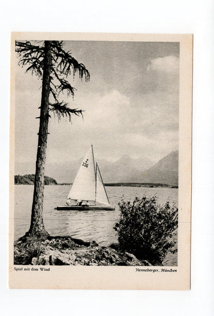 Ansichtskarte Spiel mit dem Wind