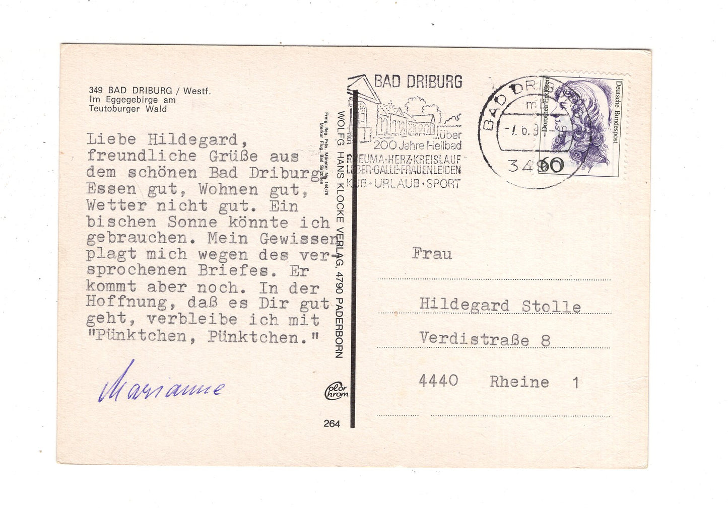 Ansichtskarte Bad Driburg / Westfalen / I1-70