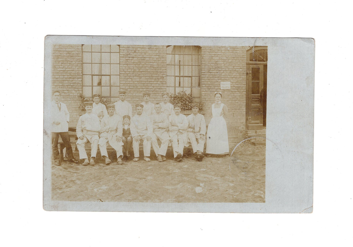 Ansichtskarte / Feldpost / Soldaten im Lazarett - Berlin 1914