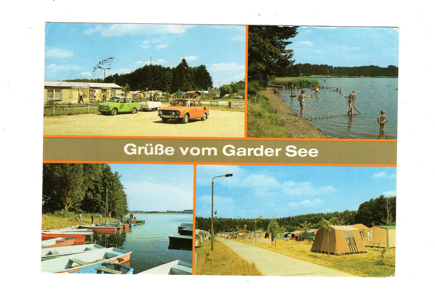 Ansichtskarte Lohmen / Kreis Güstrow / Garder See