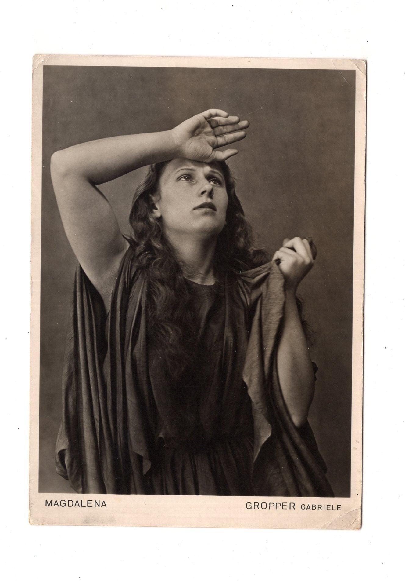 Ansichtskarte Passionsspiele Oberammergau / Magdalena / Gabriele Gropper