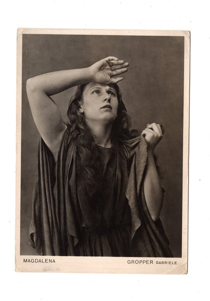 Ansichtskarte Passionsspiele Oberammergau / Magdalena / Gabriele Gropper