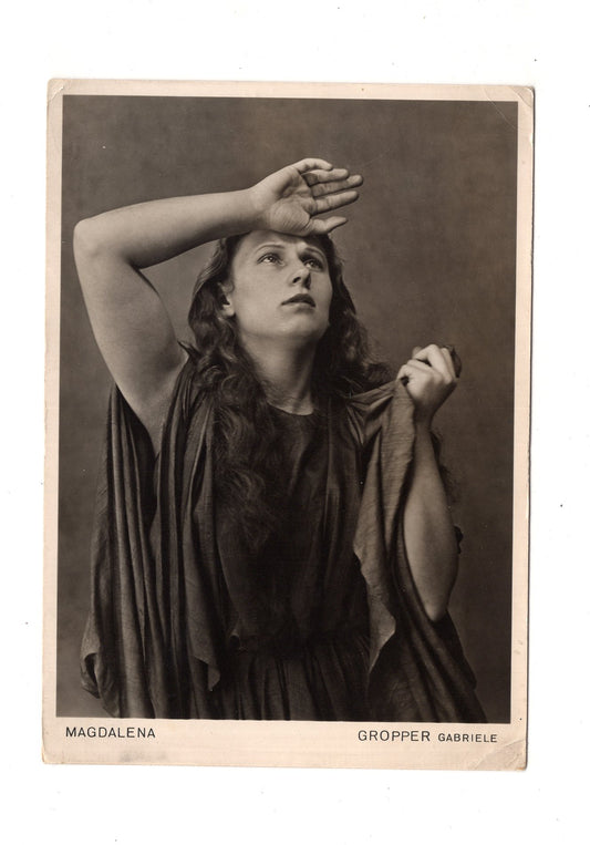 Ansichtskarte Passionsspiele Oberammergau / Magdalena / Gabriele Gropper