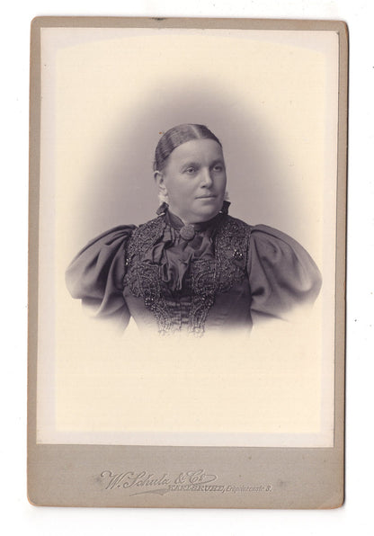 Fotografie Feine Dame - Karlsruhe um 1900