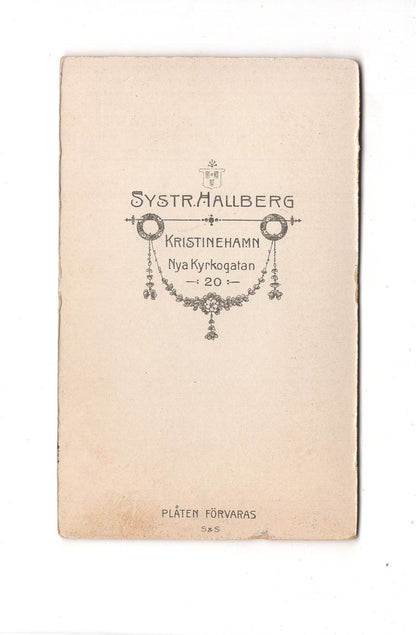 Fotografie Damenportrait - Kristinehamn 1900er / CDV C1-06