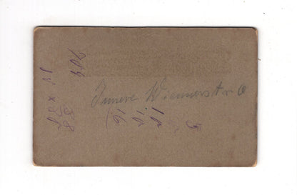 Fotografie Niedliches kleines Mädchen im Garten - München 1910er / CDV M1-29