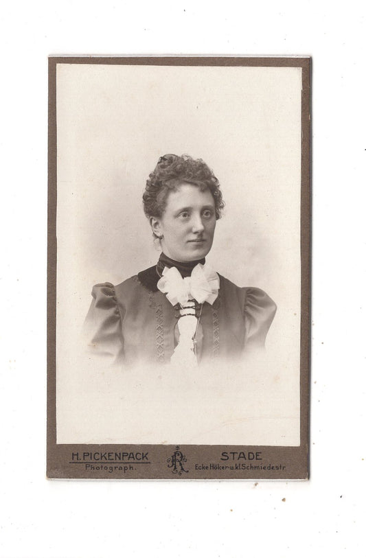 Fotografie Damenportrait - Stade um 1900 / CDV N1-17