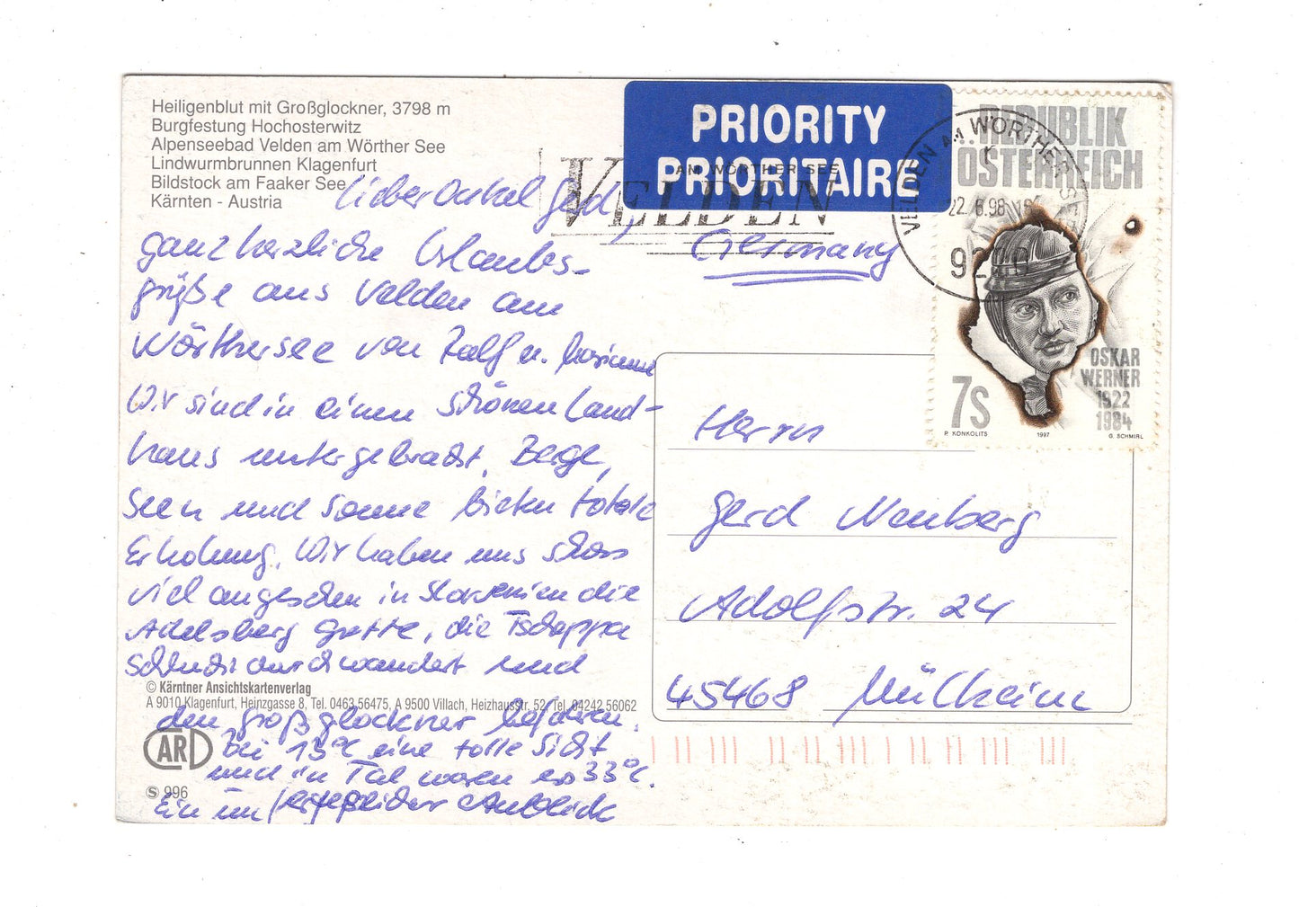 Ansichtskarte Kärnten / Österreich / N1-67