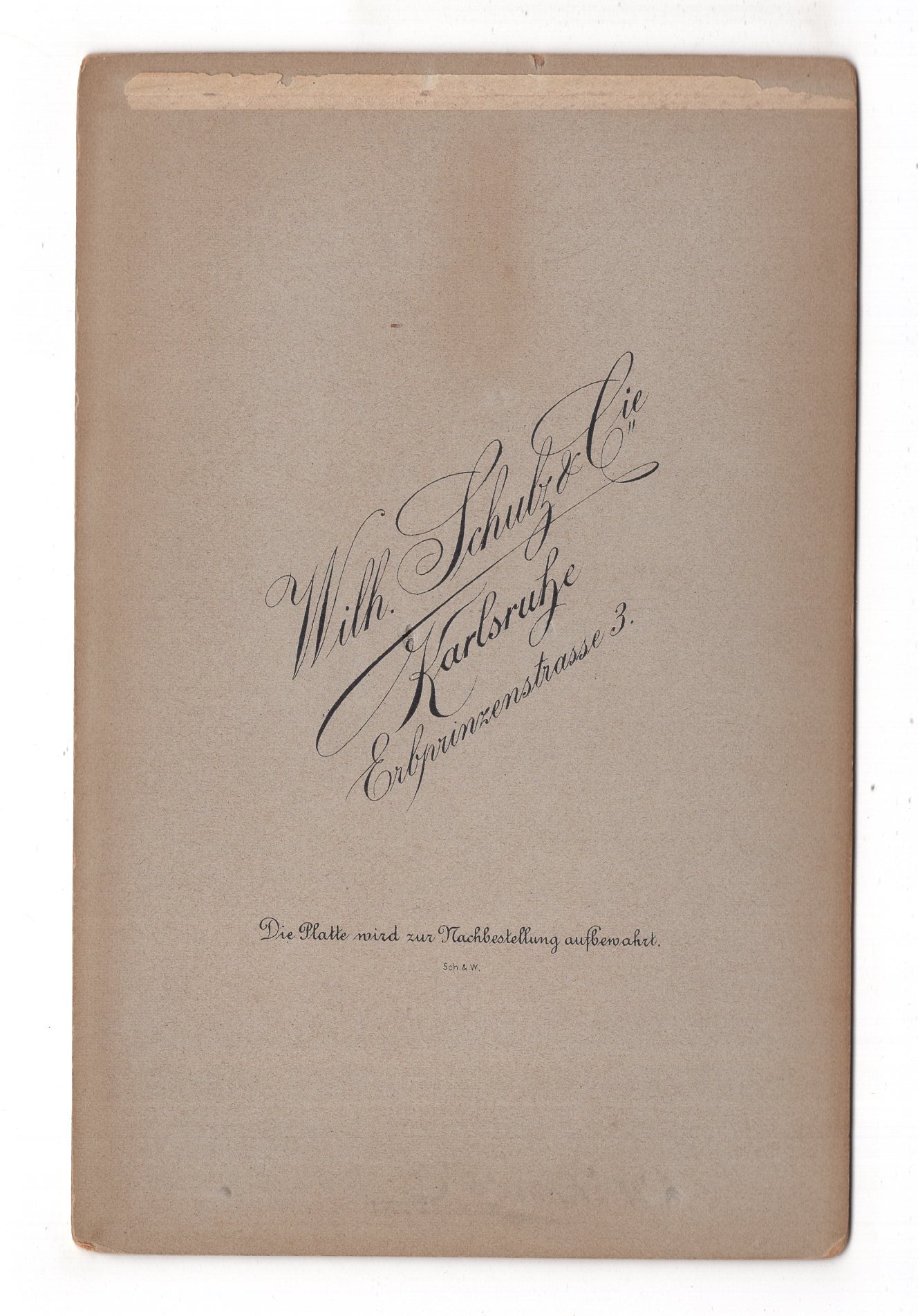 Fotografie Feine Dame - Karlsruhe um 1900