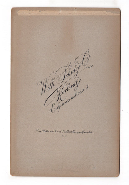 Fotografie Feine Dame - Karlsruhe um 1900