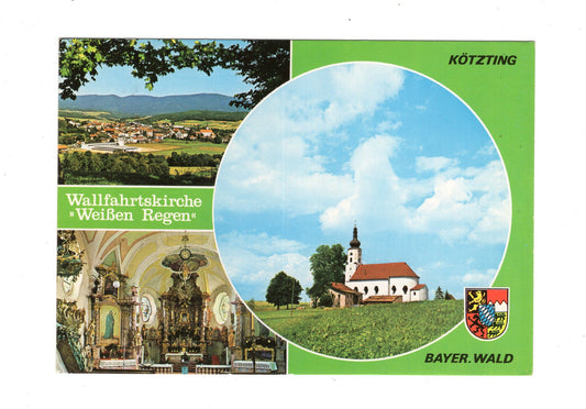 Ansichtskarte Wallfahrtskirche Weißer Regen / Kötzting / Bayerischer Wald