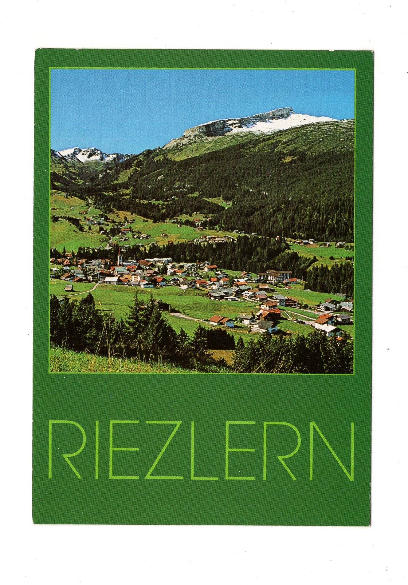 Ansichtskarte Kleinwalsertal / Riezlern / Österreich