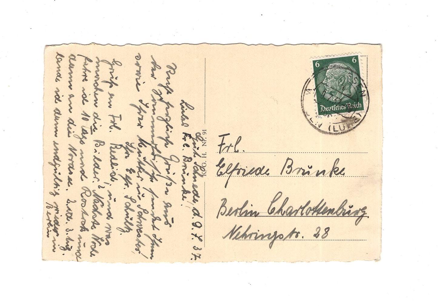Ansichtskarte Lüneburger Heide - 1937