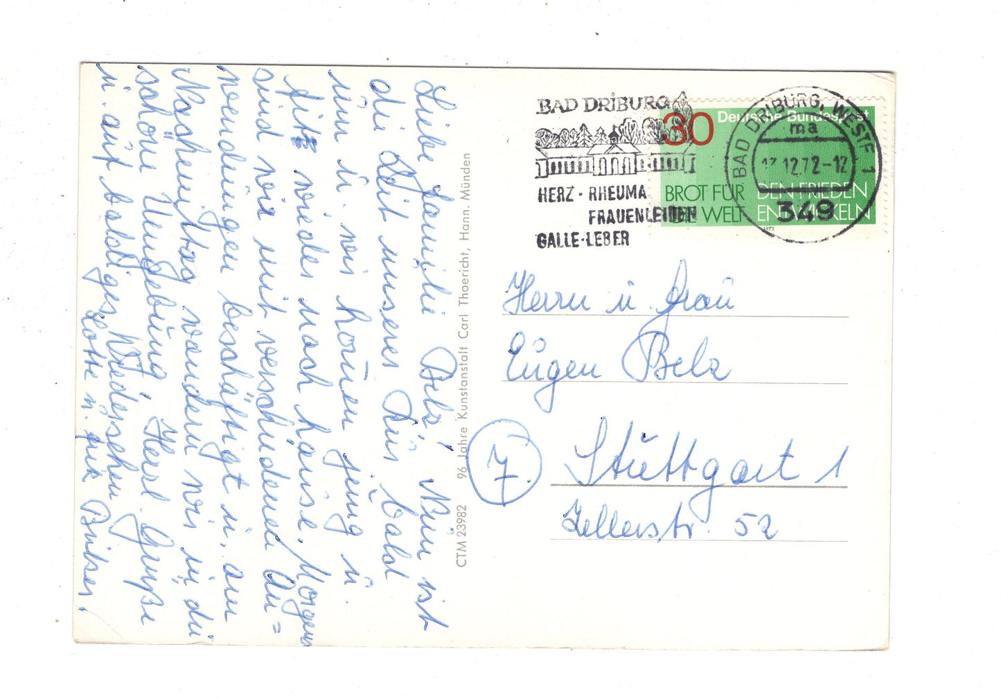 Ansichtskarte Bad Driburg am Teutoburger Wald / I1-70