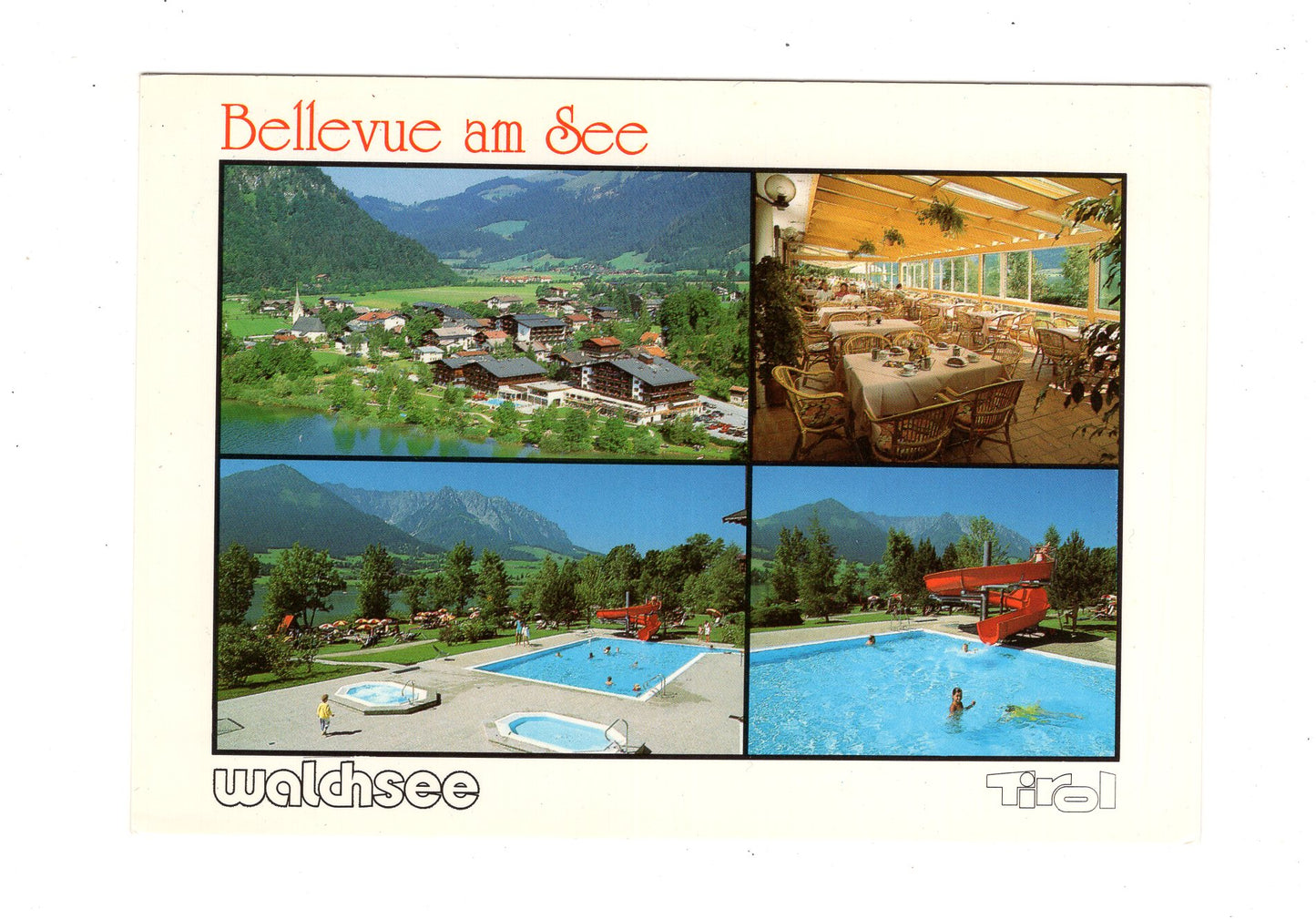 Ansichtskarte Hotel Bellevue am See / Walchsee / Tirol / Österreich