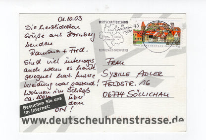 Ansichtskarte Deutsche Uhrenstraße / Schwarzwald