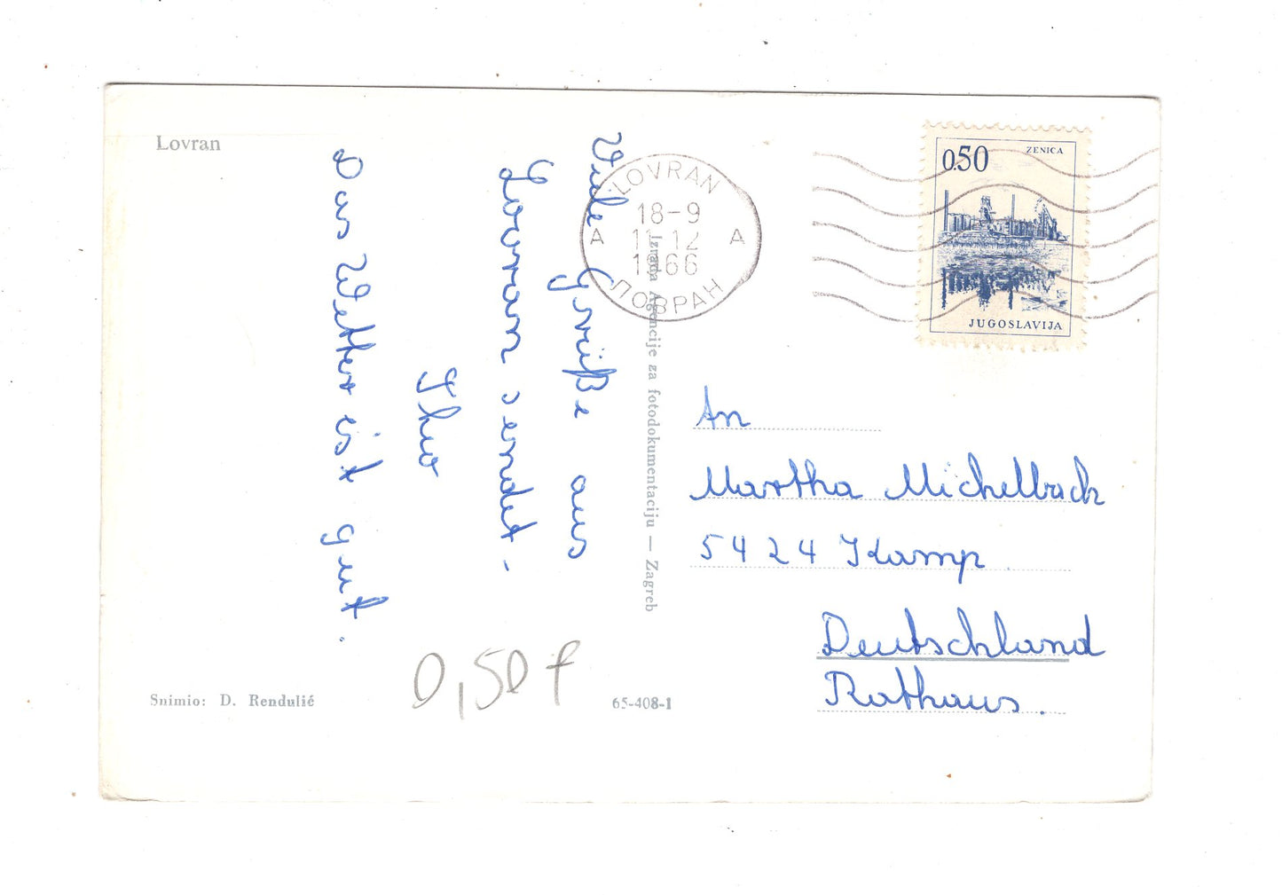 Ansichtskarte Lovran / Kroatien / N1-51