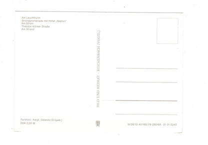 Ansichtskarte Rostock-Warnemünde / Am Leuchtturm +++ / L1-69