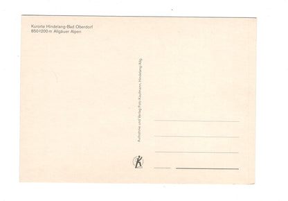 Ansichtskarte Hindelang / Bad Oberdorf / Allgäuer Alpen / H1-58