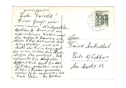 Ansichtskarte Starnberger See im Winter