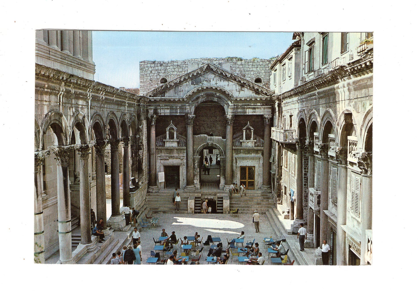 Ansichtskarte Split / Peristil / Kroatien / N1-51