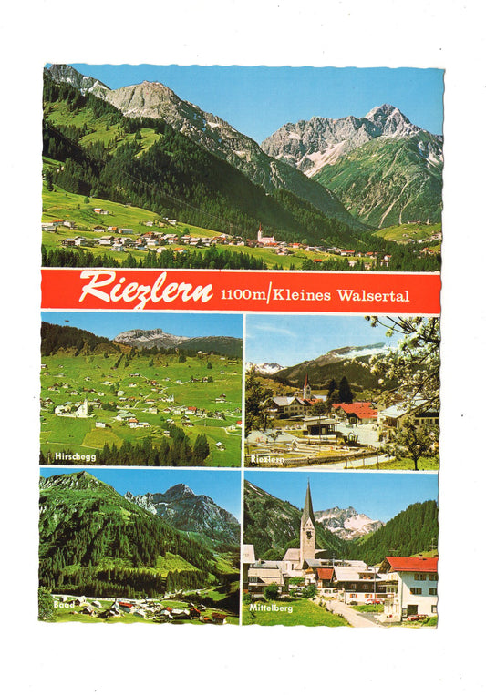 Ansichtskarte Kleinwalsertal / Riezlern / Österreich