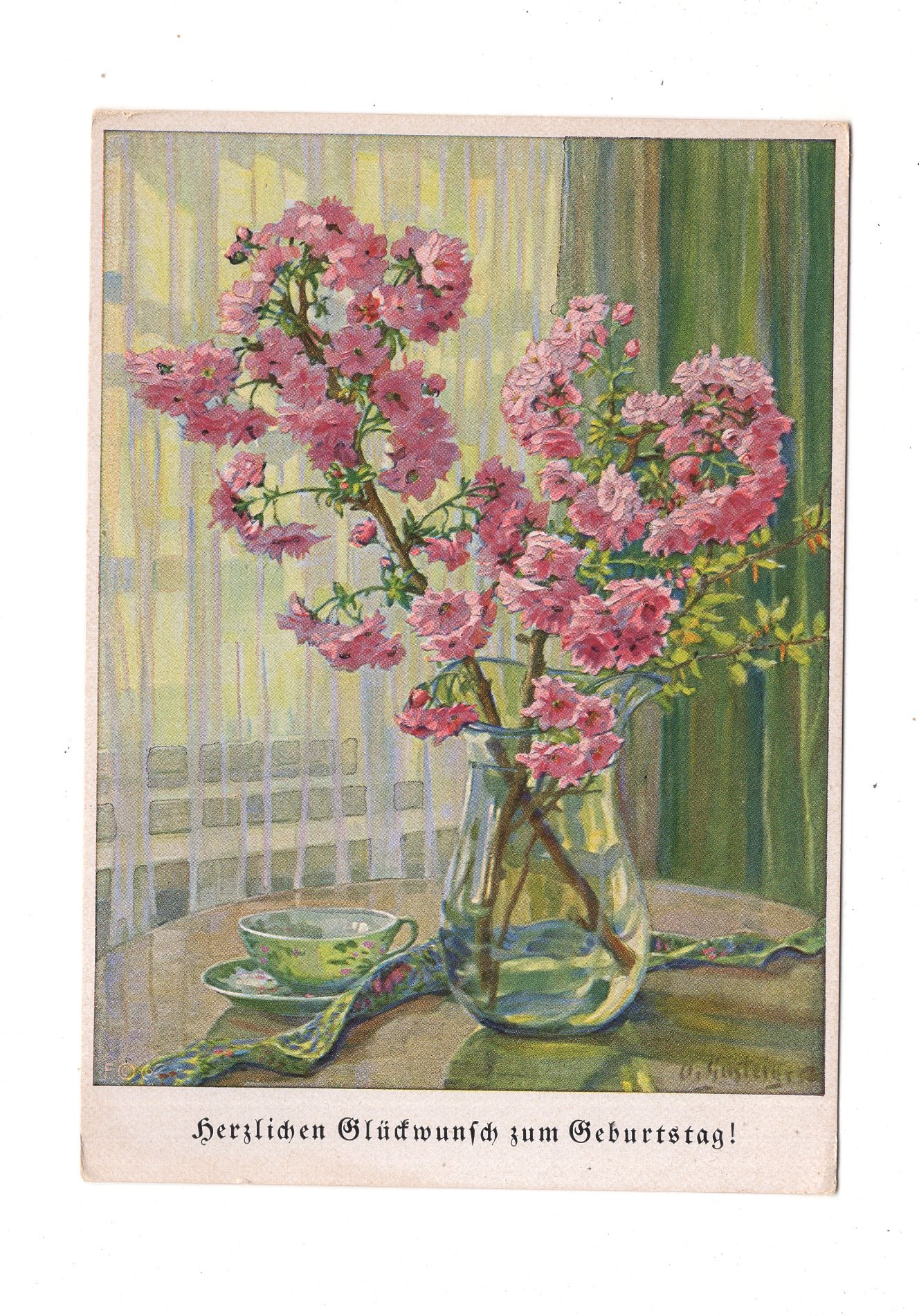 Ansichtskarte Glückwünsche / Glückwunsch zum Geburtstag / L1-59