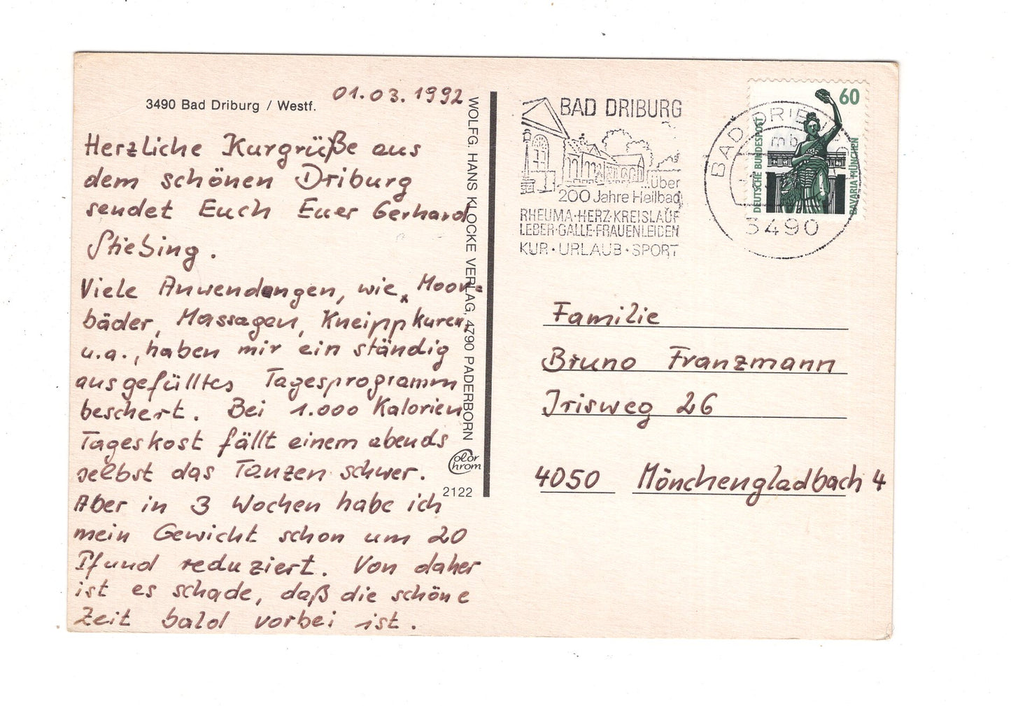 Ansichtskarte Bad Driburg / Westfalen / I1-70