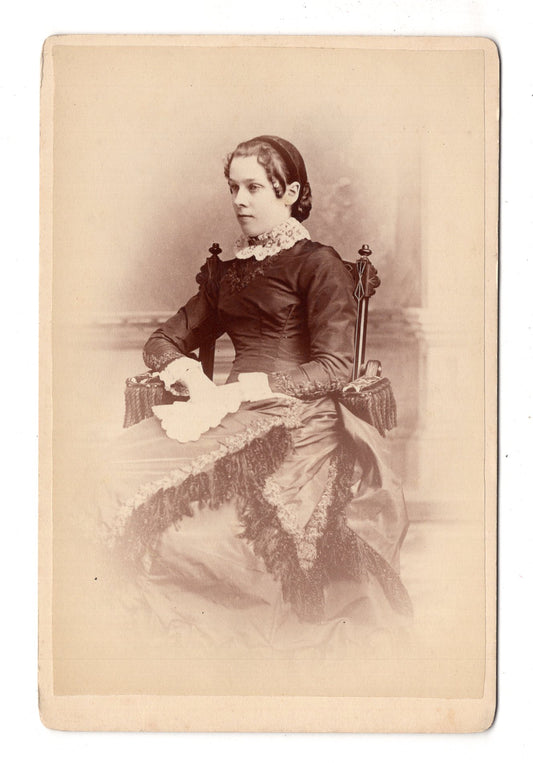 Fotografie Feine Dame - Mexico / New York 1870er / CAB W-29