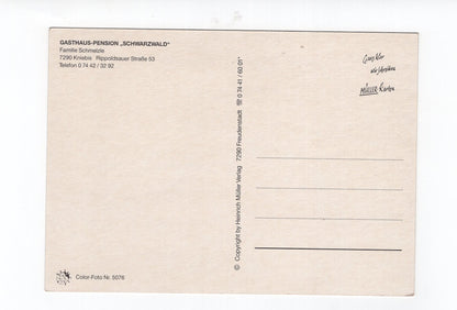 Ansichtskarte Gasthaus-Pension Schwarzwald / Kniebis
