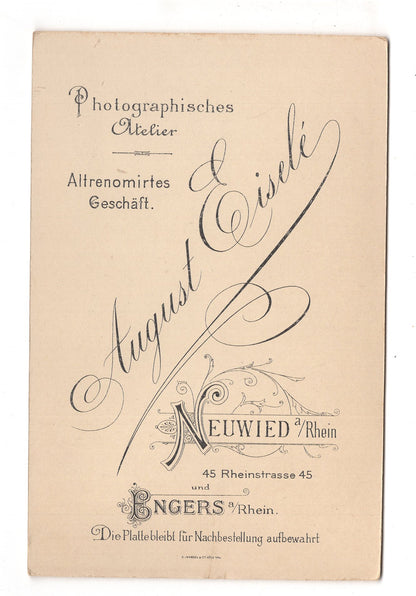 Fotografie Niedliches kleines Mädchen - Neuwied / Engers 1903 / CAB U-26