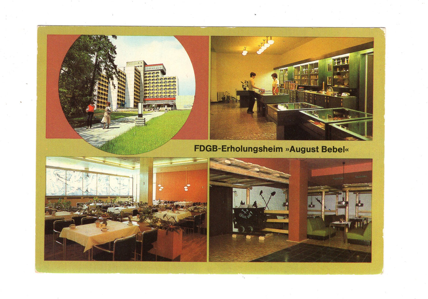 Ansichtskarte Friedrichroda / FDGB-Erholungsheim August Bebel / I1-54