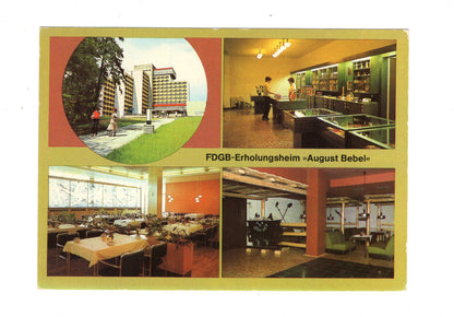 Ansichtskarte Friedrichroda / FDGB-Erholungsheim August Bebel / I1-54