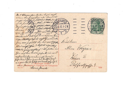 Ansichtskarte Lüneburger Heide / Wacholder in Elferdingen bei Fallingbostel - 1913