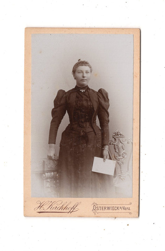 Fotografie Feine Dame - Osterwieck a. Harz 1890er