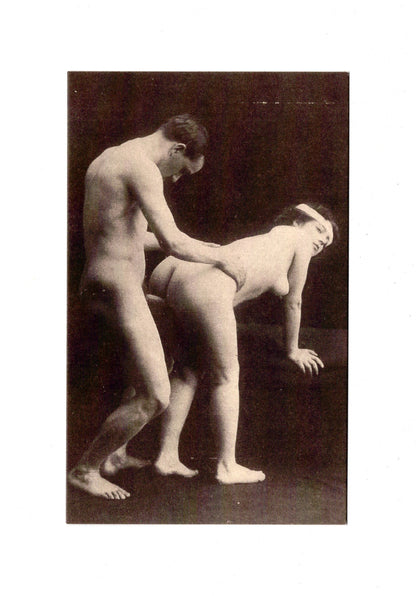 Ansichtskarte Akt / Erotik / Erotische Szene