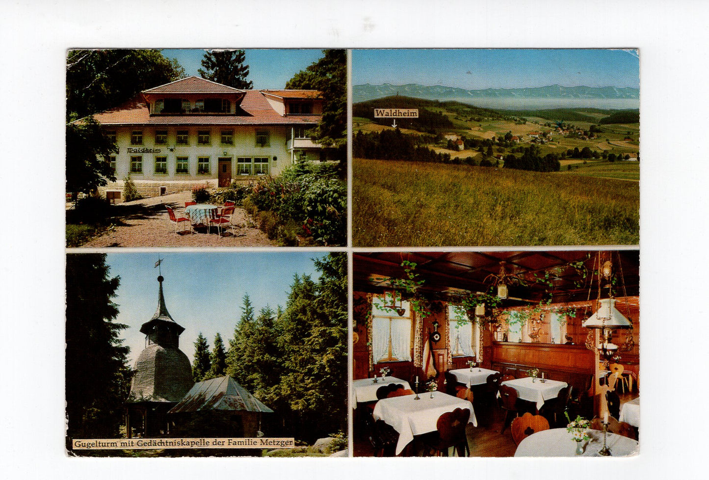 Ansichtskarte Hotel und Pension Waldheim / Kl.-Herrischwand über Säckingen
