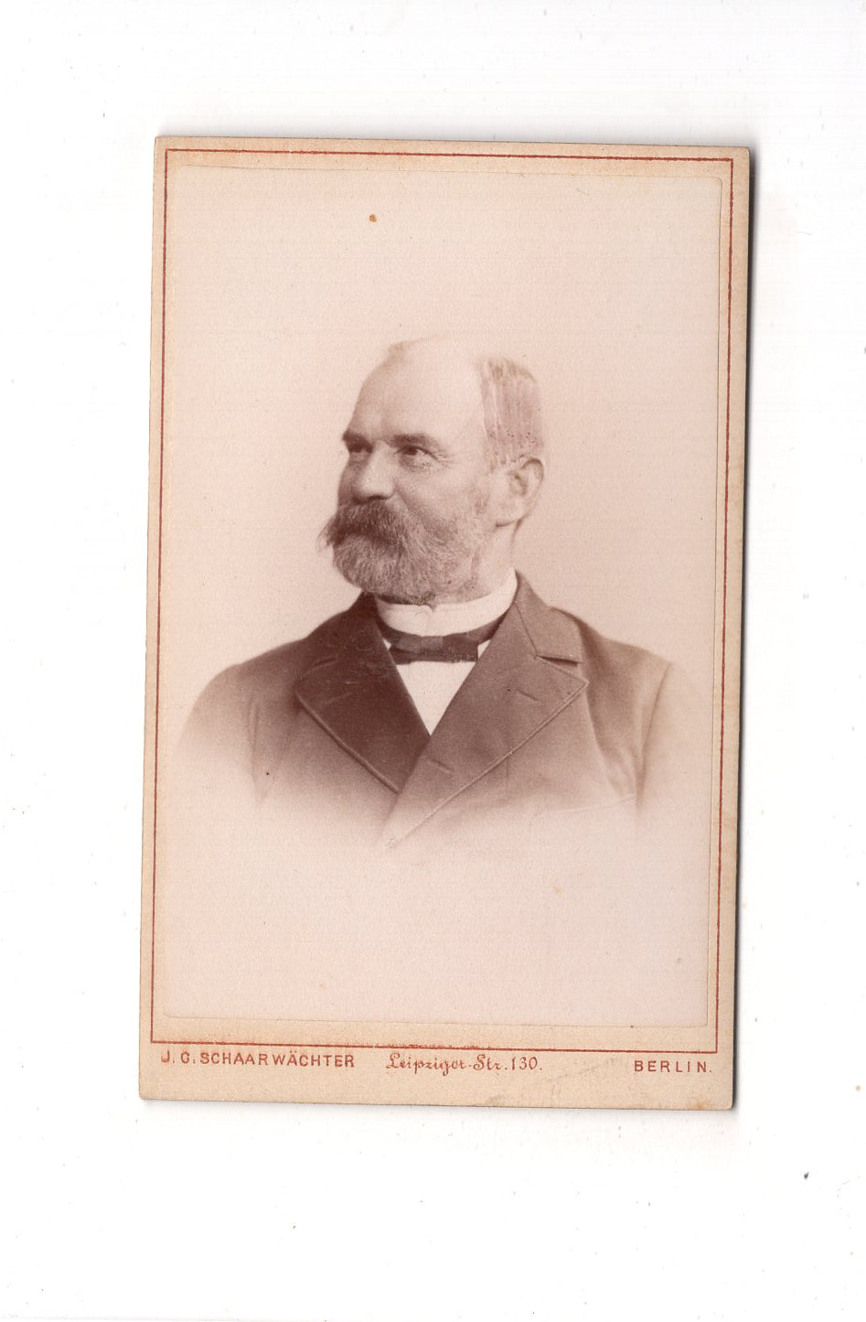 Fotografie Herrenportrait - Berlin 1880er / CDV C1-25