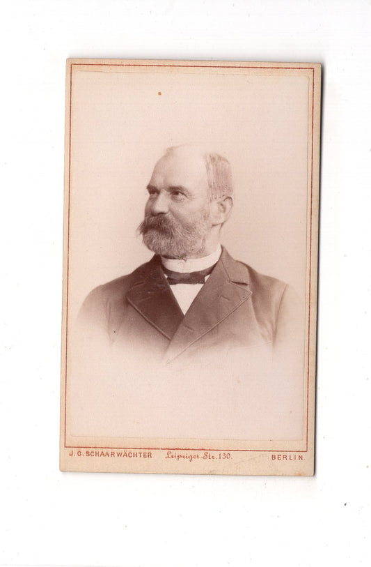 Fotografie Herrenportrait - Berlin 1880er / CDV C1-25