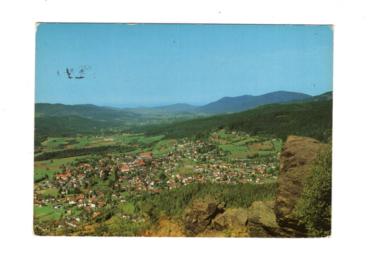 Ansichtskarte Bodenmais / Bayerischer Wald / Blick vom Silberberg ins Zellertal